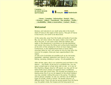 Tablet Screenshot of campingdeboisredon.com